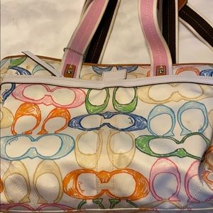 Coach baby bag